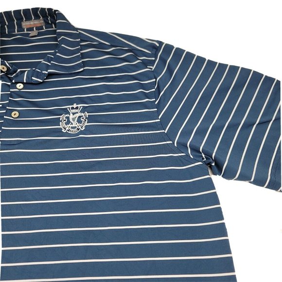 Peter Millar Mens XL Summer Comfort Golf‎ Polo Shirt Mens Activewear Wicking - Picture 5 of 11